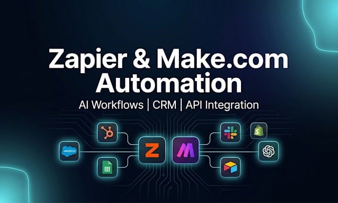automate with zapier and makecom