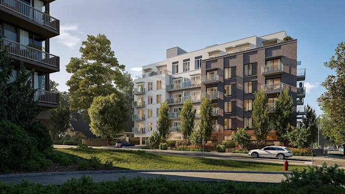 renovate 3d architect apartment exterior rendering,interior design,cgi elevation