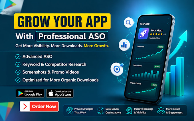 do aso and optimize your app store or google play listing
