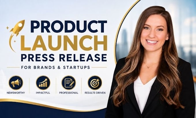 write a product launch press release for brands and startups