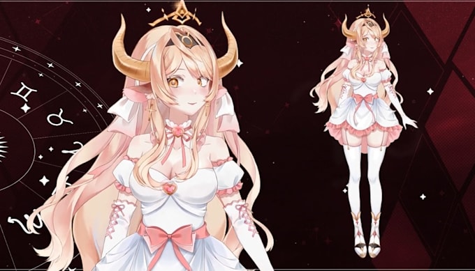 design and rig a custom high quality live2d vtuber model for vtube studio
