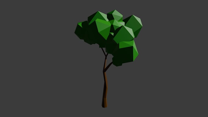 create low and mid poly 3d models