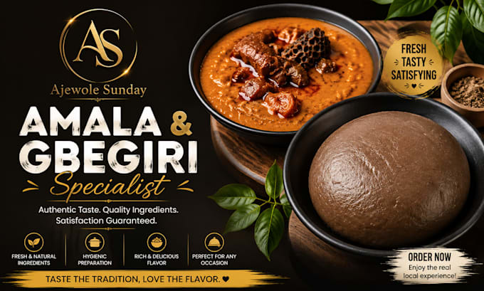 make gbegiri and ewedu with eba semo for you