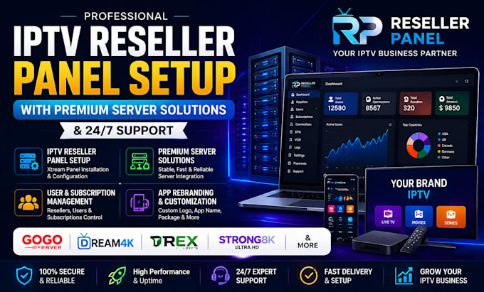 setup reseller panel with premium server solutions and 24 7 support