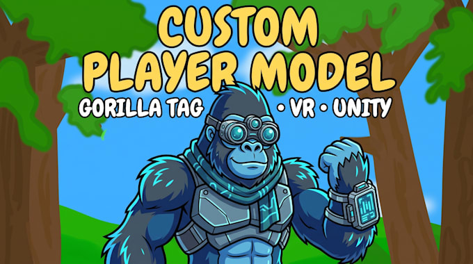 make a custom gorilla tag fan game player model