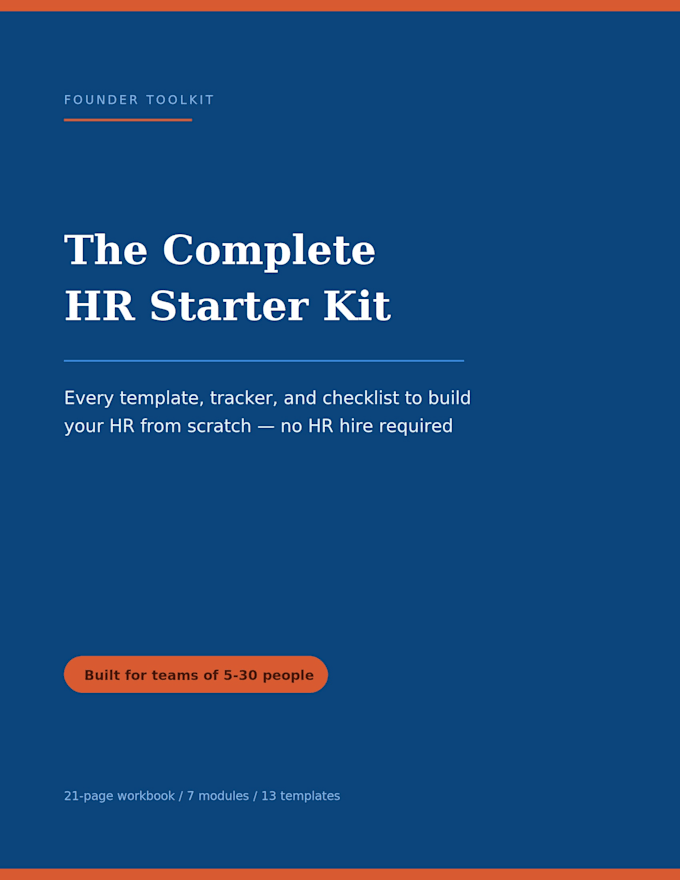 provide a complete HR toolkit with ready to use templates