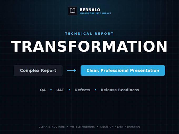 transform your technical report into a professional presentation
