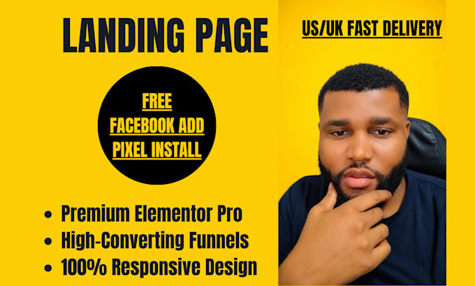 design a premium responsive wordpress landing page