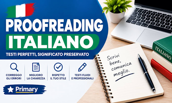 proofread and edit your italian text