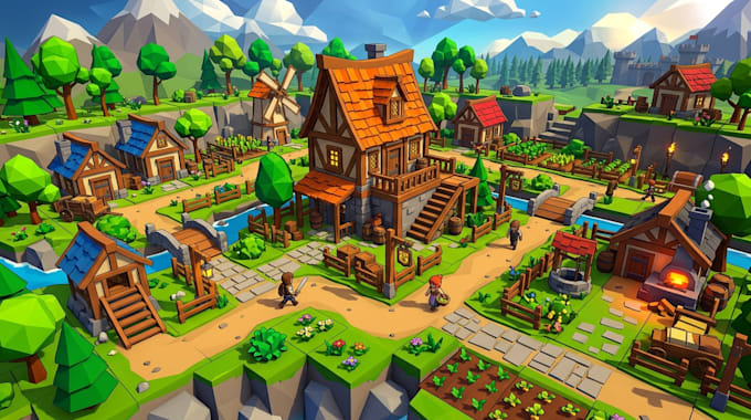 do 3d game environment