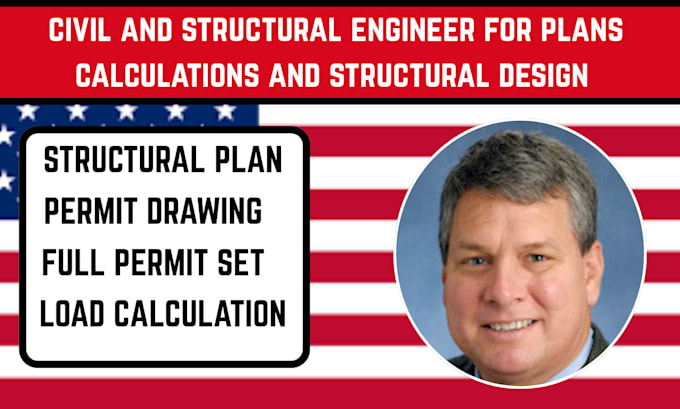 be civil and structural engineer for plans calculations and structural design
