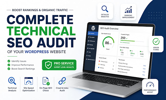 do a complete technical SEO audit of your wordpress website