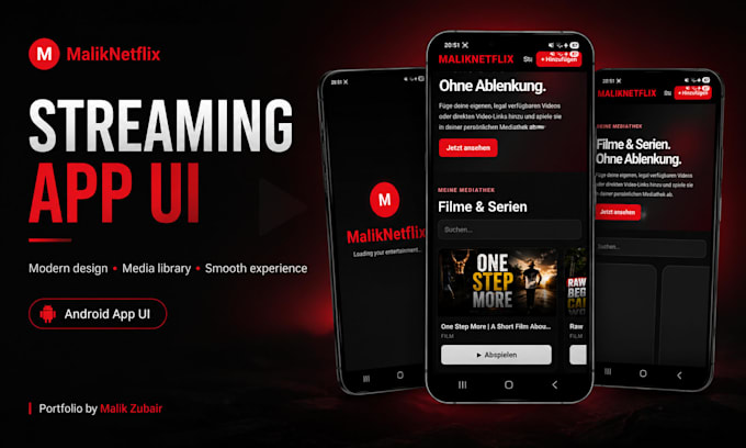 develop a modern android mobile app for you