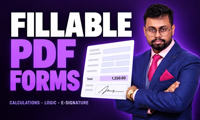 create fillable pdf forms in adobe acrobat with calculations and logic