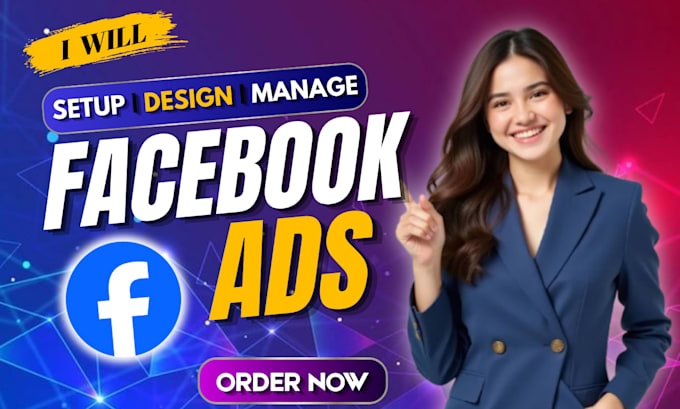 setup facebook ads, e commerce campaign and custom ad design