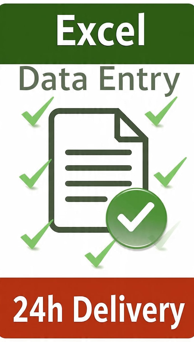 excel data entry, spread sheet and copy paste work