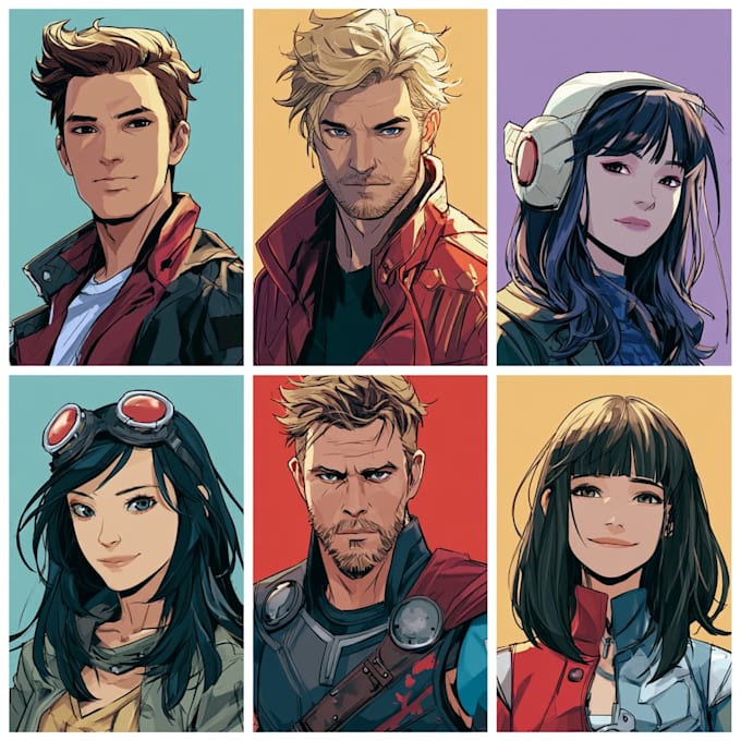 draw custom comic book pages