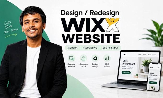 design or redesign a professional wix website