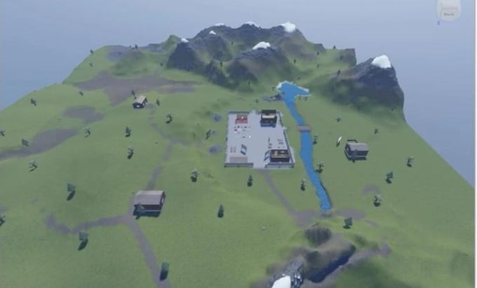 custom roblox map, game environment, terrain and custom map in roblox studio
