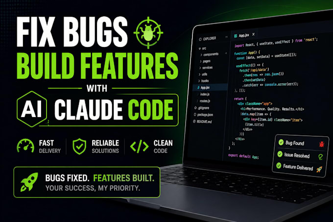 fix bugs and build features with claude code