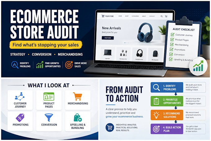 audit your ecommerce store and create growth strategy