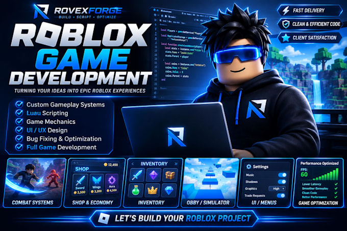 develop your roblox game scripts and test gameplay systems