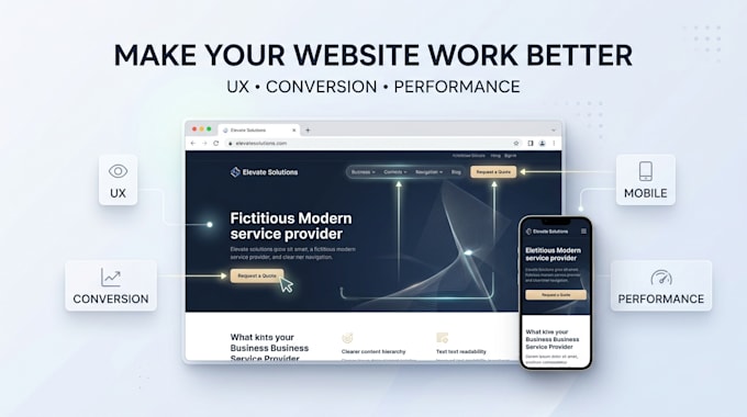optimize your website for better conversions, UX and performance