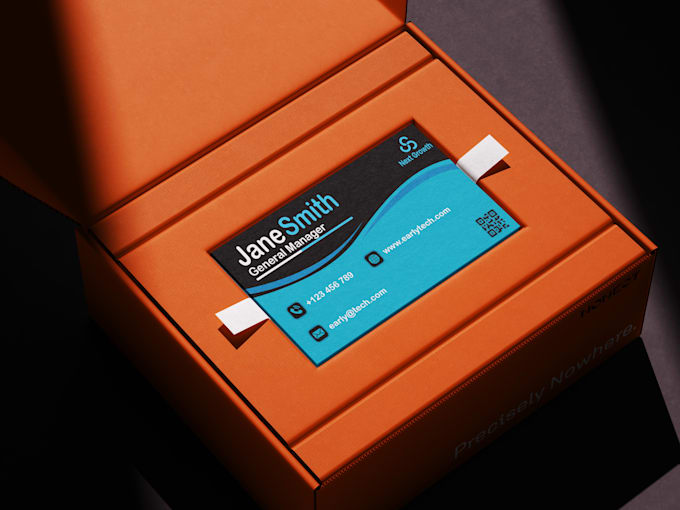create a professional custom business card design