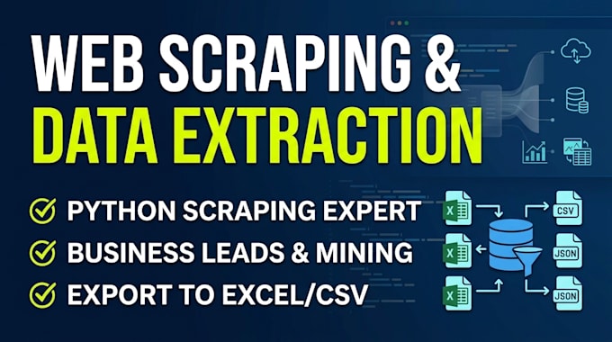 python web scraping and data extraction