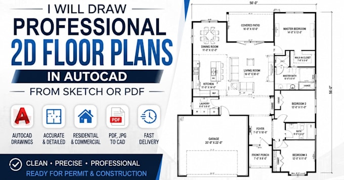 create 2d floor plans in autocad