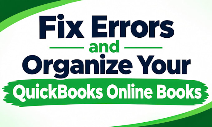 fix errors and organize your quickbooks online books