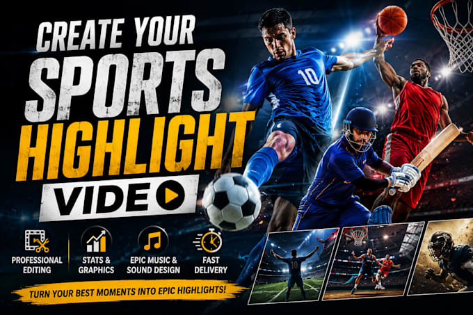 create an epic sports highlight video
