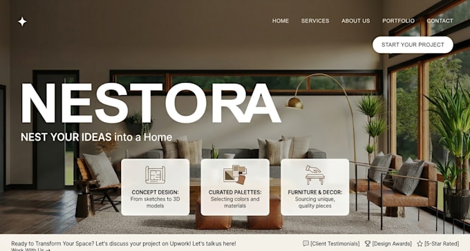 a premium website with advanced animations