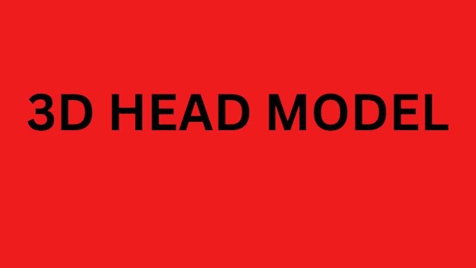 create a realistic 3d head sculpt, character head and bust