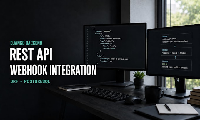 build or fix django rest apis and webhooks