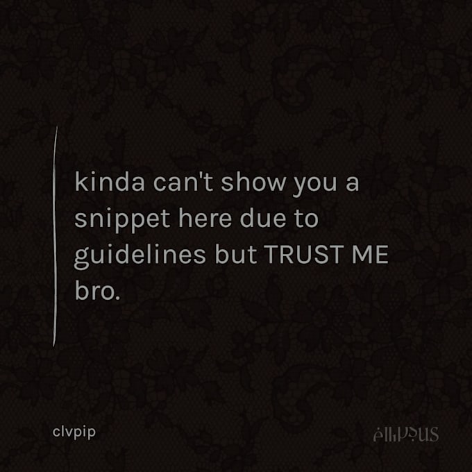 write you erotica you little freak