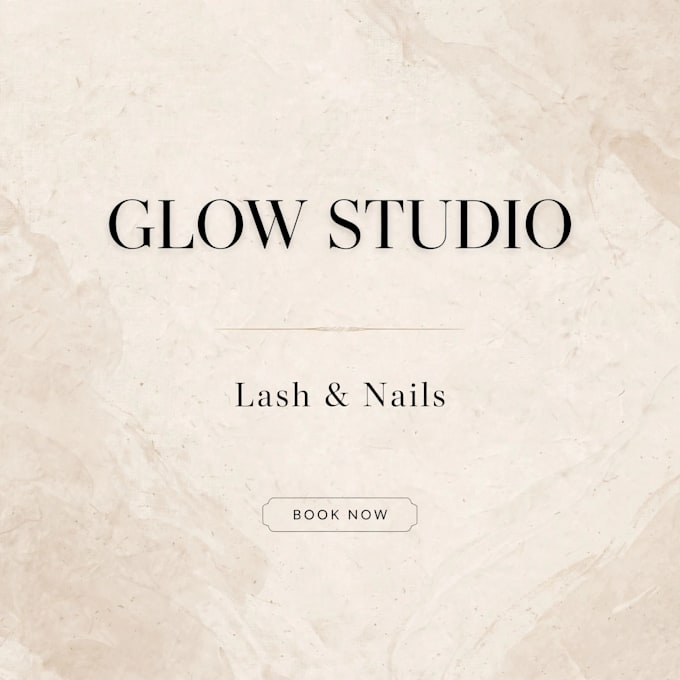 design luxury  posts for beauty ,  nails and eyelash salon