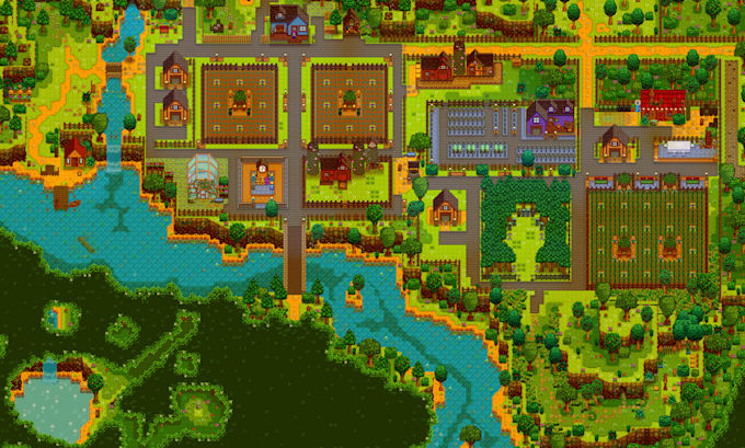 create seamless pixel art tileset, tilemap, pixel game asset for your 2d game