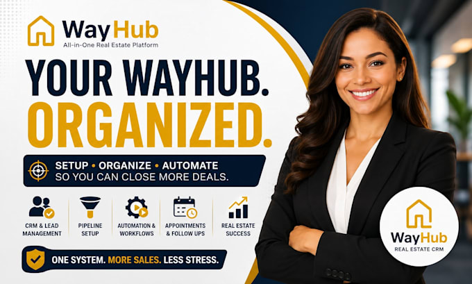 setup wayhub CRM for real estate agents and agencies