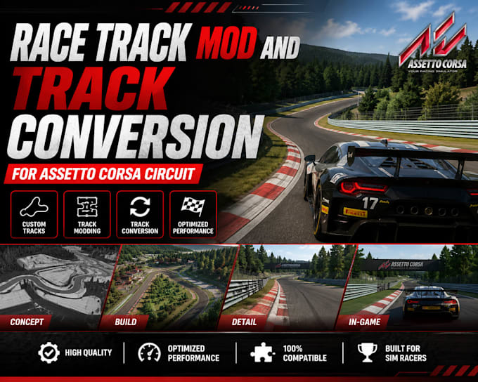 do race track mod and track conversion for assetto corsa circuit
