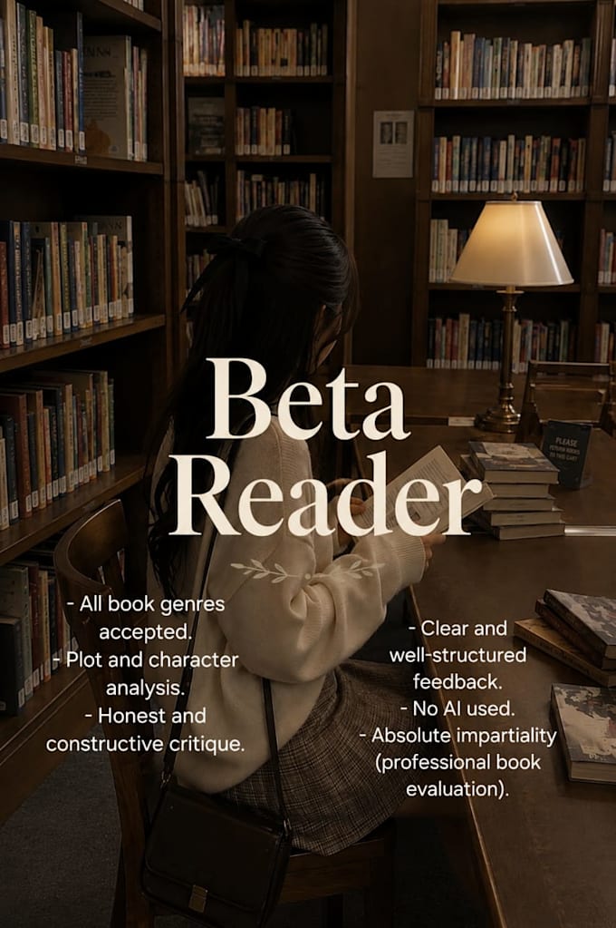 read your book and give you a honest constructive feedback