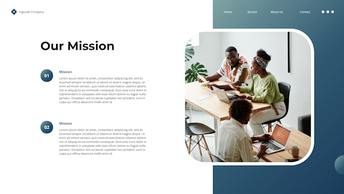 design finicial website firm website