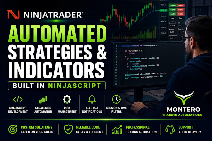 develop ninjatrader automated strategies and indicators