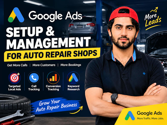 setup and manage google ads for auto repair and mechanics