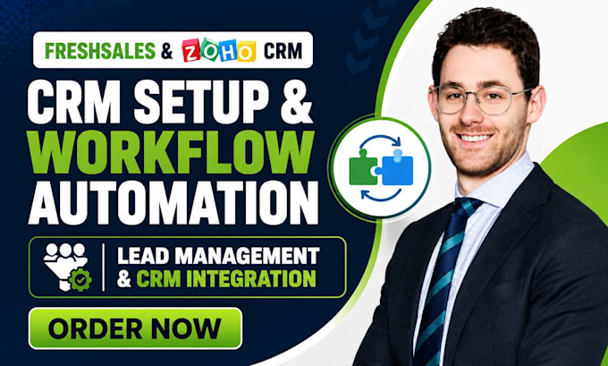 setup freshsales crm integration zoho crm lead management workflow automation