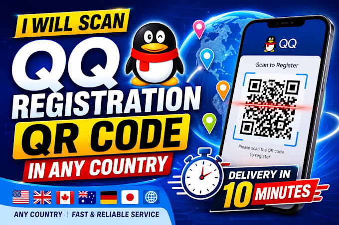 register a chinese qq account for you