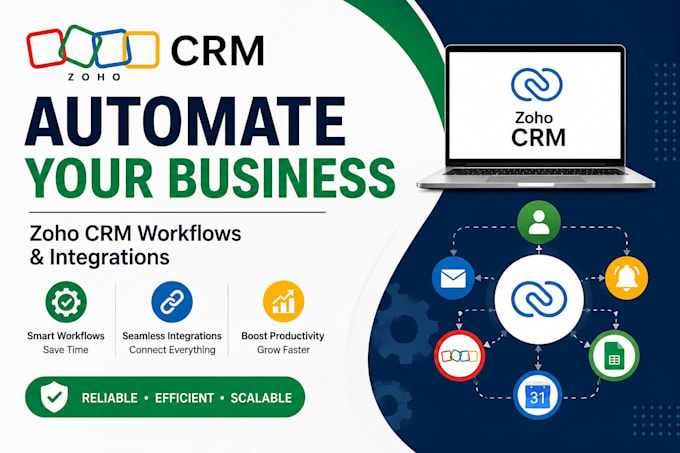 automate your zoho CRM workflows and integrations