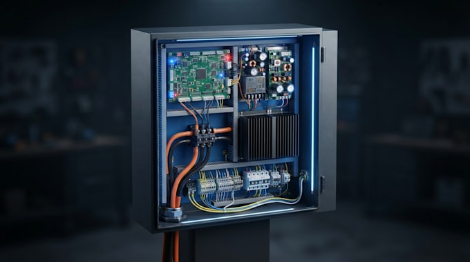 ev charging station controller pcb and power electronics