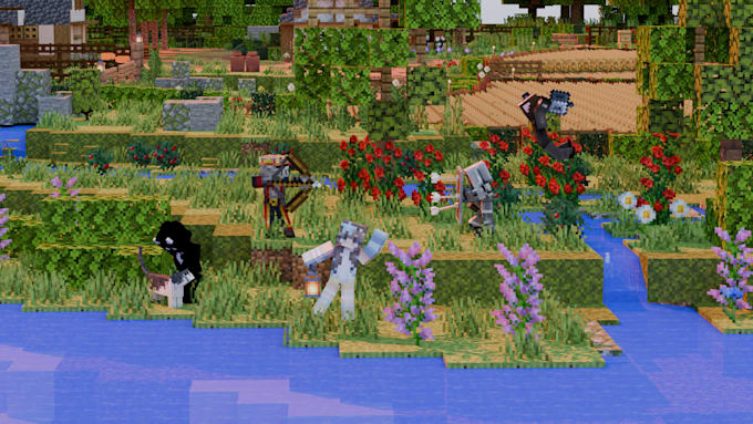 create a professional minecraft youtube thumbnail