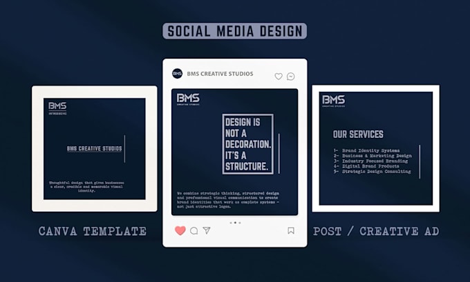 design premium social media posts and high impact ad creatives